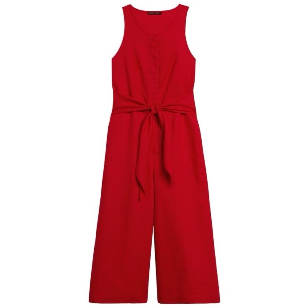Banana Republic cropped wide leg linen jumpsuit ❤️